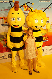 Nina Schatton ist die Filmstimme der Biene Maja (©Foto: Martin Schmitz)